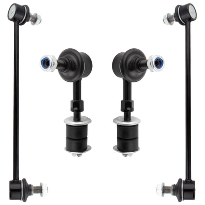 BOXI (Set of 4) Front & Rear Stabilizer Sway Bar End Links Fit for Chevrolet Equinox 2005 2006