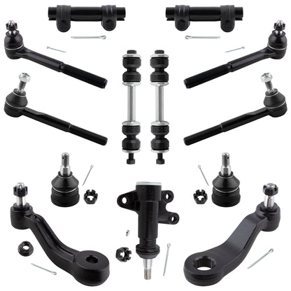 BOXI 13pc Front Tierod Sway Bar Ball Joint Idler Arm Fit for Chevrolet for GMC C1500 C2500 Suburban