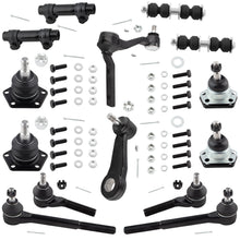 BOXI 14pc Front Tie Rods Ball Joints Sway Bars Pitman Idler Arm Fit for Chevrolet for GMC Blazer