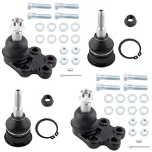 BOXI (Set of 4) Front Suspension Upper & Lower Ball Joints Kit Fits for Chevrolet Silverado 2500