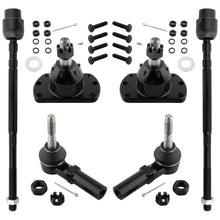 BOXI 6pcs Front Inner Outer Tie Rods Ball Joints Fits for Buick Regal 1986-1996 for Chevrolet