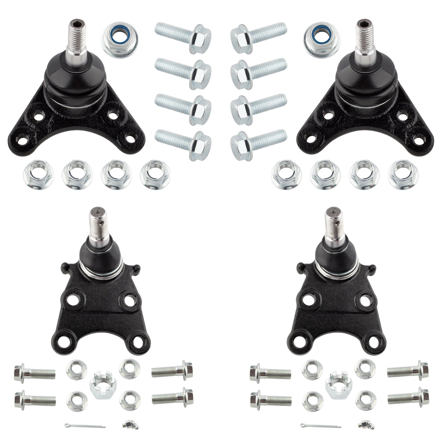 BOXI 4pc Front Suspension Ball Joints Fit for Chevrolet Colorado for GMC Canyon 2004-2012