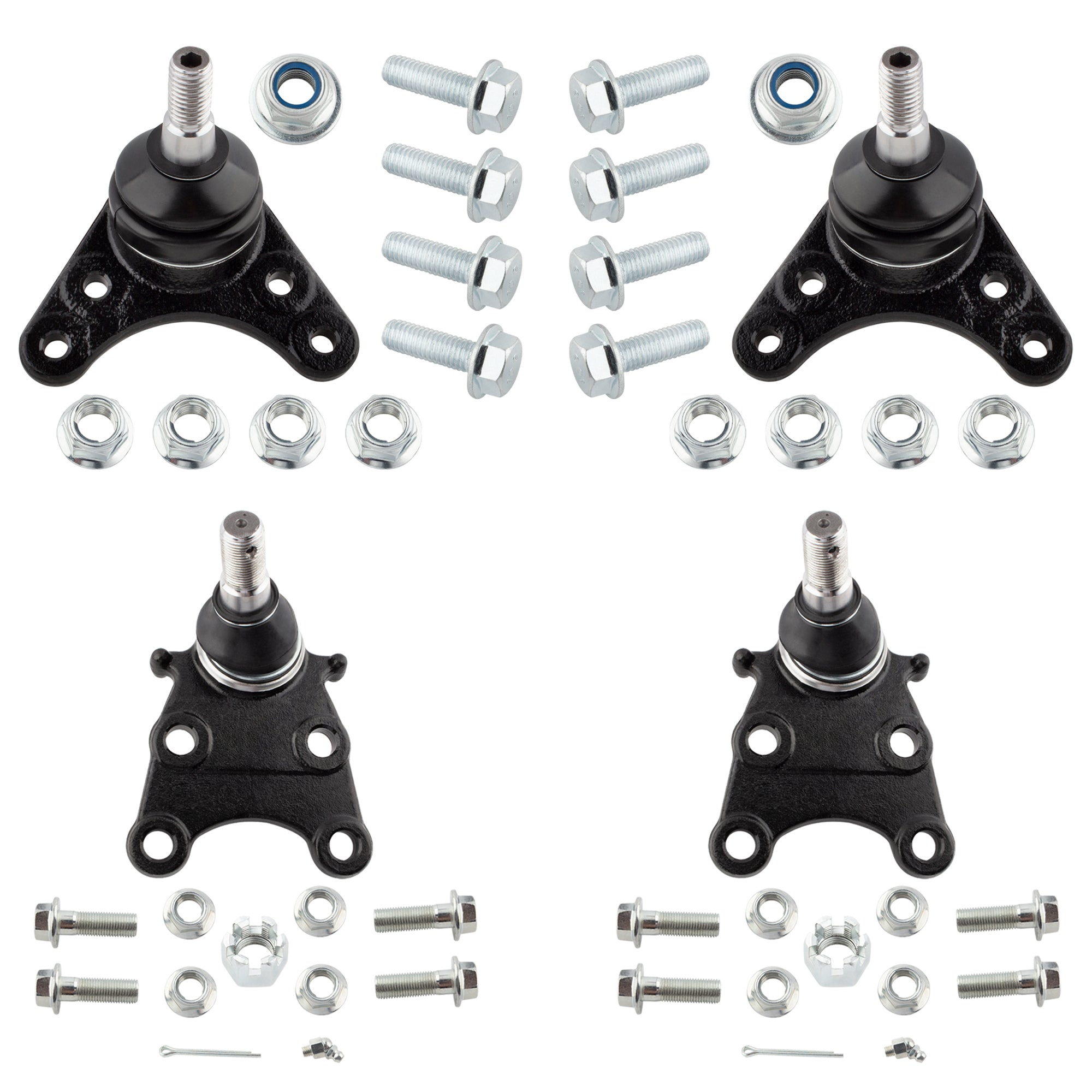 BOXI 4pc Front Suspension Ball Joints Fit for Chevrolet Colorado for GMC Canyon 2004-2012