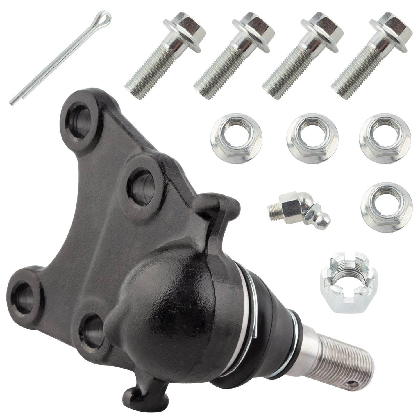 BOXI 4pc Front Suspension Ball Joints Fit for Chevrolet Colorado for GMC Canyon 2004-2012 — product photo 5