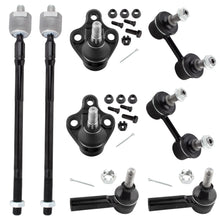 BOXI (Set of 8) Front Suspension Kit Inner Outer Tie Rods Lower Ball Joints Sway Bar Links