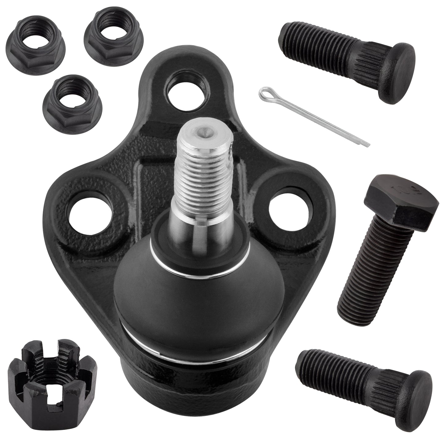 BOXI (Set of 8) Front Suspension Kit Inner Outer Tie Rods Lower Ball Joints Sway Bar Links — product photo 8