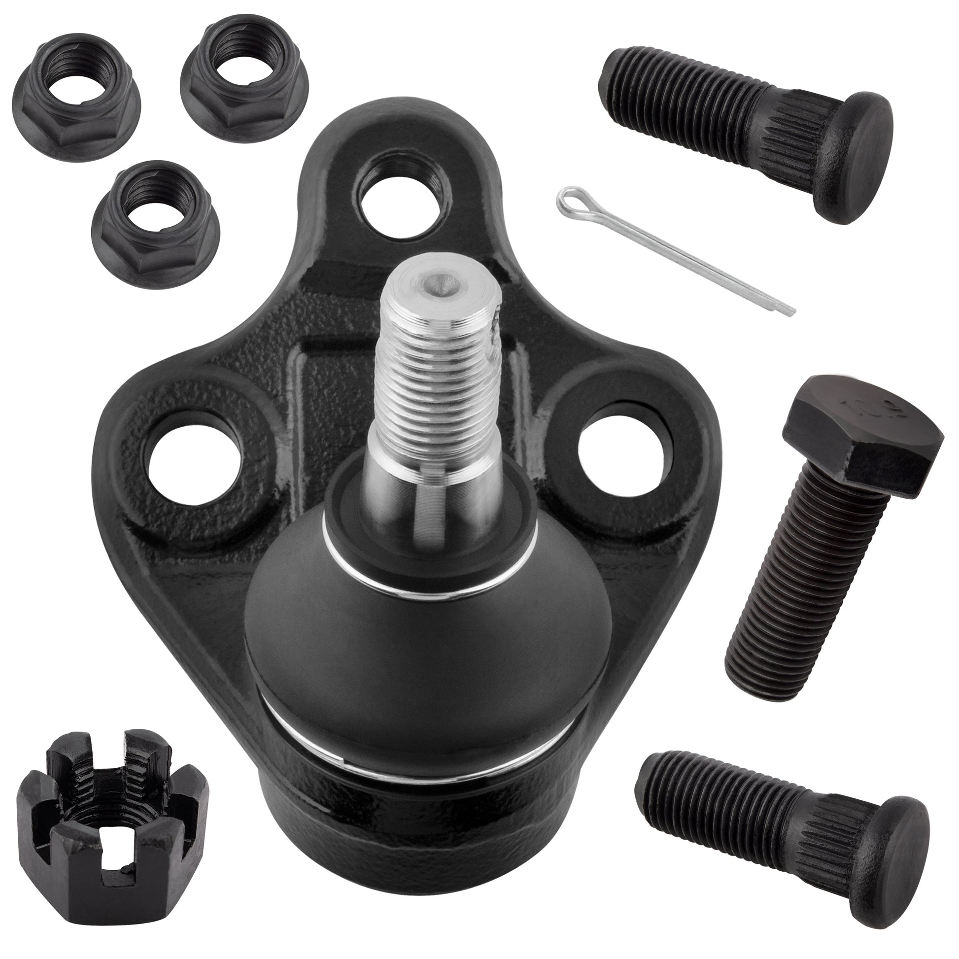 BOXI (Set of 8) Front Suspension Kit Inner Outer Tie Rods Lower Ball Joints Sway Bar Links — product photo 8