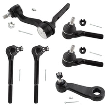BOXI 6pcs Front Inner Outer Tie Rods Pitman Idler Arm Fits for Chevrolet Blazer 1987-1998 S10