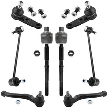 BOXI 8pcs Front Tie Rods Ball Joints Sway Bars Kit Fits for Chevrolet Aveo 2004-2011 for Pontiac G3
