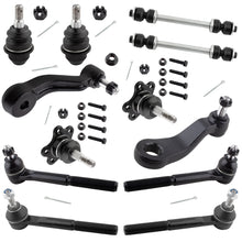 BOXI 12pc Front Ball Joints Tierods Sway Bar Pitman Arm Fits for Chevrolet for GMC K1500 Suburban