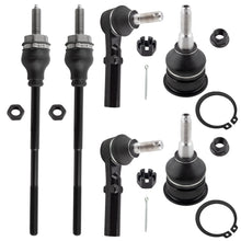 BOXI 6pc Ball Joints Tie Rod Ends Fit for Chevrolet Express 2500 2006-2014