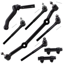 BOXI 8pcs Front Inner Outer Tie Rods Idler Arm Kit Fits for Chevrolet S10 1982-1995 S10 Blazer