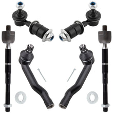 BOXI 6pcs Front Inner Outer Tie Rods Sway Bar End Links Fits for Chevrolet Tracker 1999 2000 2001