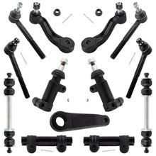 BOXI (Set of 13) Front Inner Outer Tie Rod Ends Sway Bars Pitman Idler Arm Kit Fits for Chevrolet