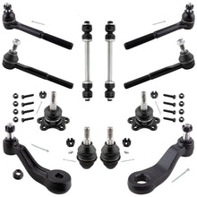 BOXI 12pc Front Upper Lower Ball Joints + Tie Rod + Sway Bar Kit Fits for Chevrolet for GMC K1500