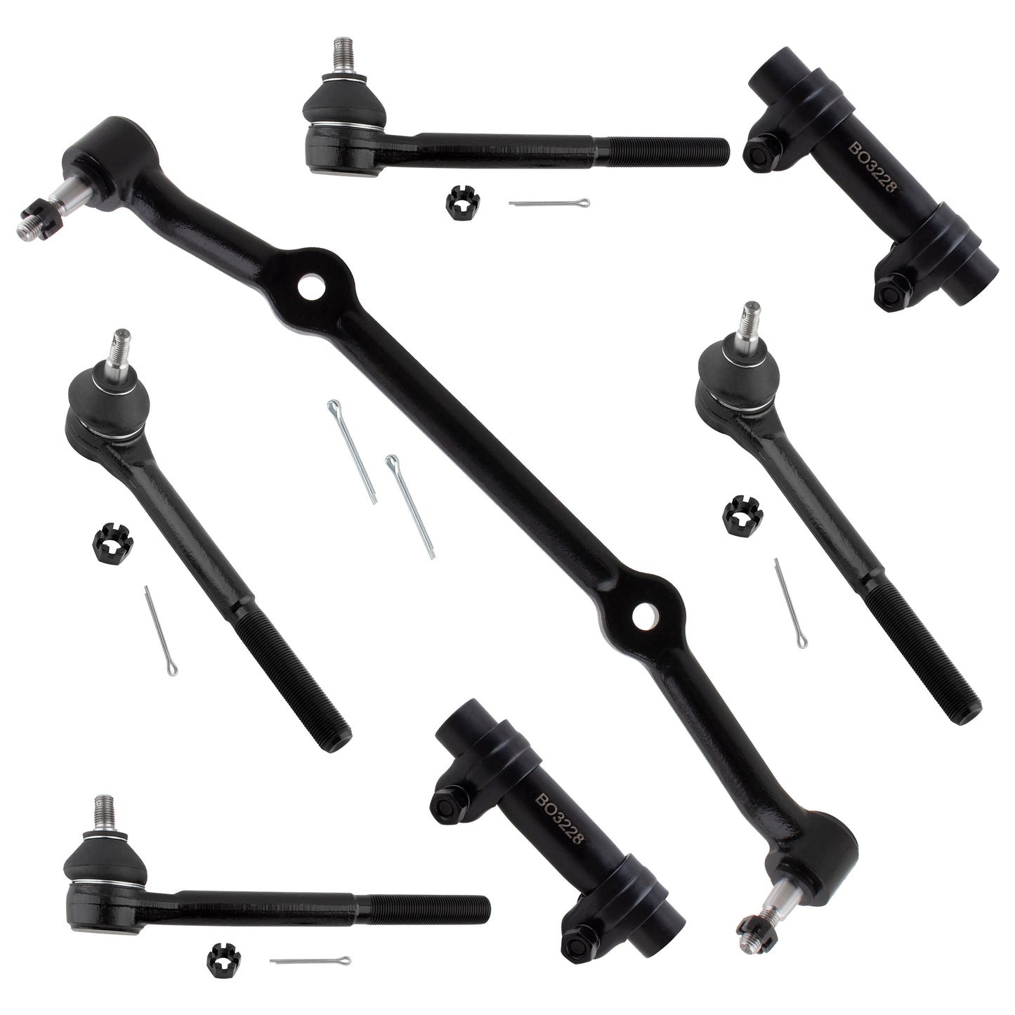 BOXI 7pc Complete Front Suspension Kit Fits for Chevrolet Blazer 1996-2005