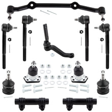 BOXI 12pc Front Suspension Kit Ball Joints Tie Rod Ends Idler Arm Fits for Chevrolet Blazer
