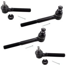BOXI (Set of 4) Front Inner and Outer Tie Rod End Links Fits for Chevrolet C3500 1991-2000 for GMC
