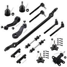 BOXI 16pc Ball Joints Tie Rods Pitman & Idler Arms Fits for Chevrolet for GMC C1500 Suburban C2500