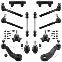 BOXI 14pc Front Ball Joints Idler Arm Pitman Arm Tie Rods Fits for Chevrolet