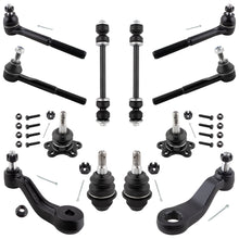 BOXI (Set of 12) Front Ball Joints Tie Rods Sway Bars Idler Pitman Arm Kit Fits for Chevrolet