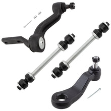 BOXI 4pcs 4WD Front Sway Bar Links Idler Arm Pitman Arm Kit Fits for Chevrolet for GMC K1500 K2500