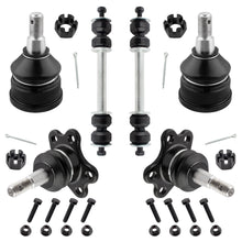 BOXI 6pc Front Upper Lower Ball Joints Sway Bar Links Fit for Chevrolet Express 1500