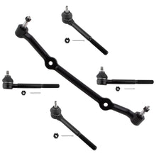 BOXI 5pc Front Inner Outer Tie Rod Ends + Center Link Fit for Chevrolet Blazer 1996-2005