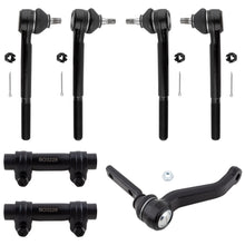 BOXI 7pcs Front Inner Outer Tie Rod Adjustment Sleeves Idler Arm Fits for Chevrolet Blazer 1996-2005
