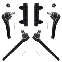 BOXI 6pcs Front Inner Outer Tie Rod Adjustment Sleeves Fits for Chevrolet Blazer 1998-2005 S10