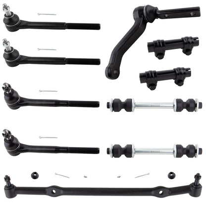 BOXI 10pc Front Tie Rods Sway Bars Idler Arm Fit for Buick Regal GMC Caballero for Chevrolet El