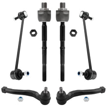 BOXI 6pcs Front Inner Outer Tie Rod Ends Sway Bar Link Fit for Chevrolet Aveo 2004-2011 Aveo5