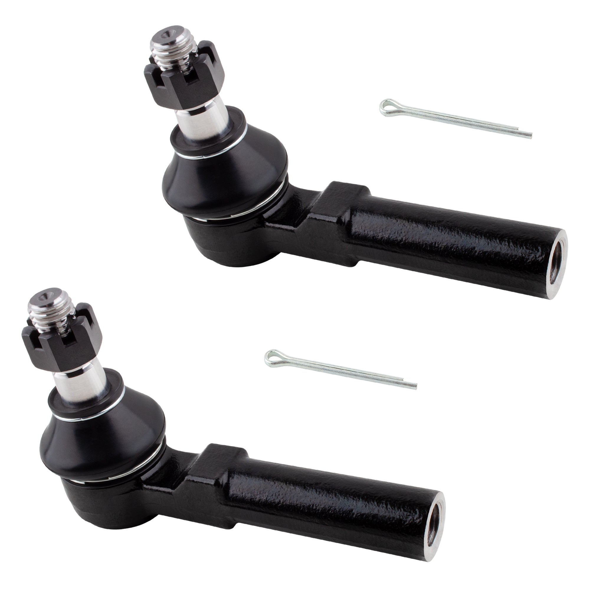 BOXI (Set of 2) Front Suspension Kit Outer Tie Rod End Links with 14mm Thread Fits for Chevrolet
