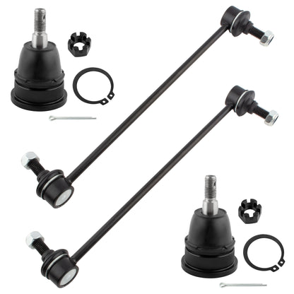 BOXI 4pcs Front Sway Bar Links Lower Ball Joints Fit for Chrysler Town & Country 2008-2016