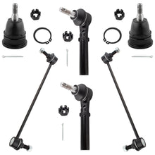 BOXI 6pcs Sway Bar Outer Tie Rod Lower Ball Joint Fit for Chrysler Town & Country 2008-2016