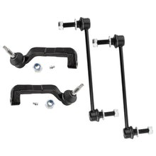 BOXI (Set of 4) Front Sway Bar End Link + Outer Tie Rods Fit for Dodge Charger 2007 2008 2009 2010
