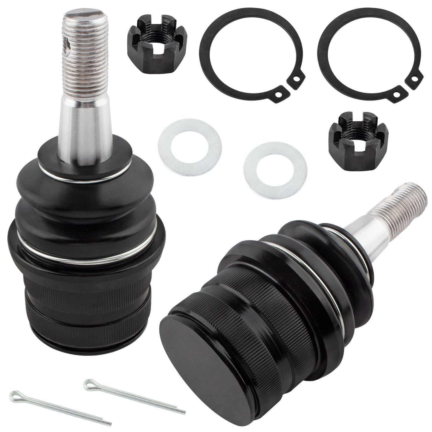 BOXI 4pc Front Lower Ball Joints + Outer Tie Rods Fit for Chrysler Aspen 2007-2009 — product photo 4
