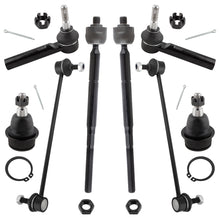 BOXI 8pc Ball Joints Sway Bars Tie Rods Kit Fits for Chrysler 200 2011-2014
