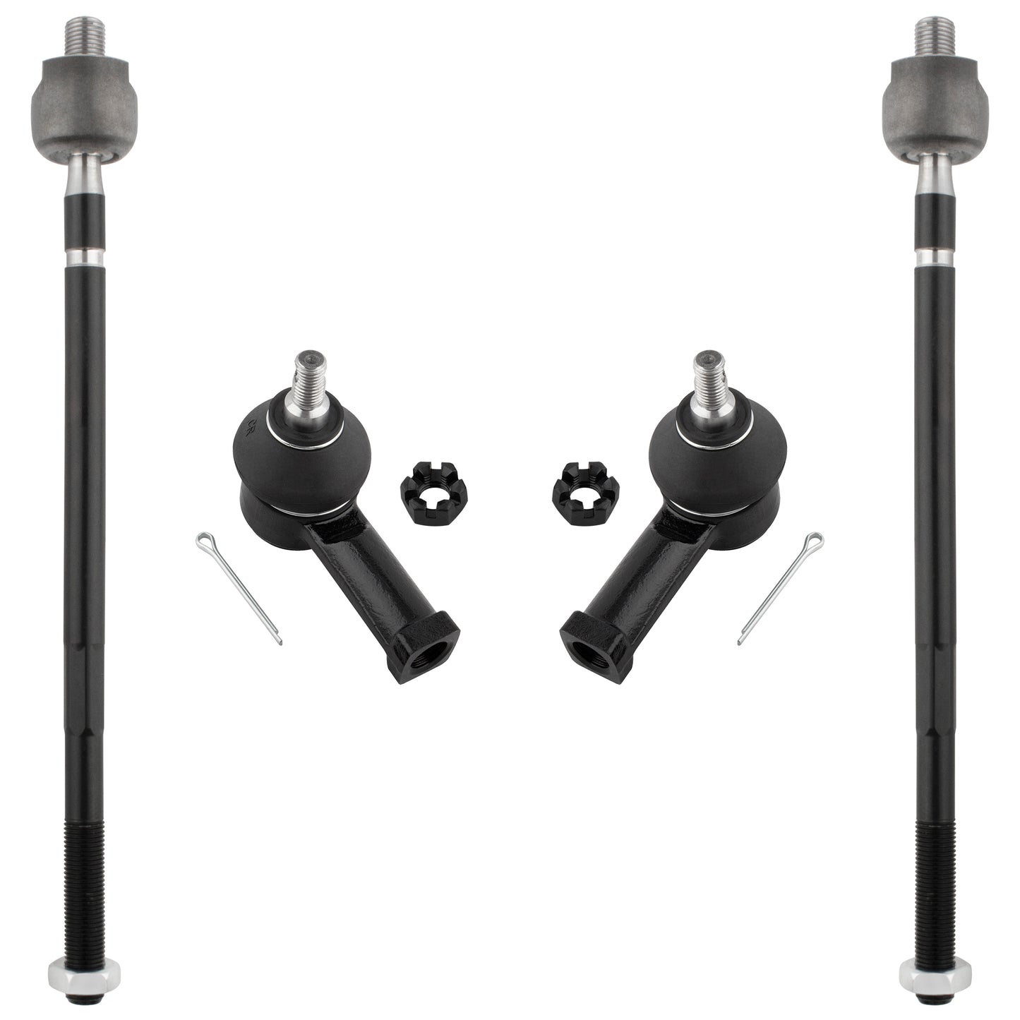 BOXI 4pc Front Inner Outer Tie Rods Fit for Dodge Stratus for Chrysler Sebring 2001-2005 Coupe