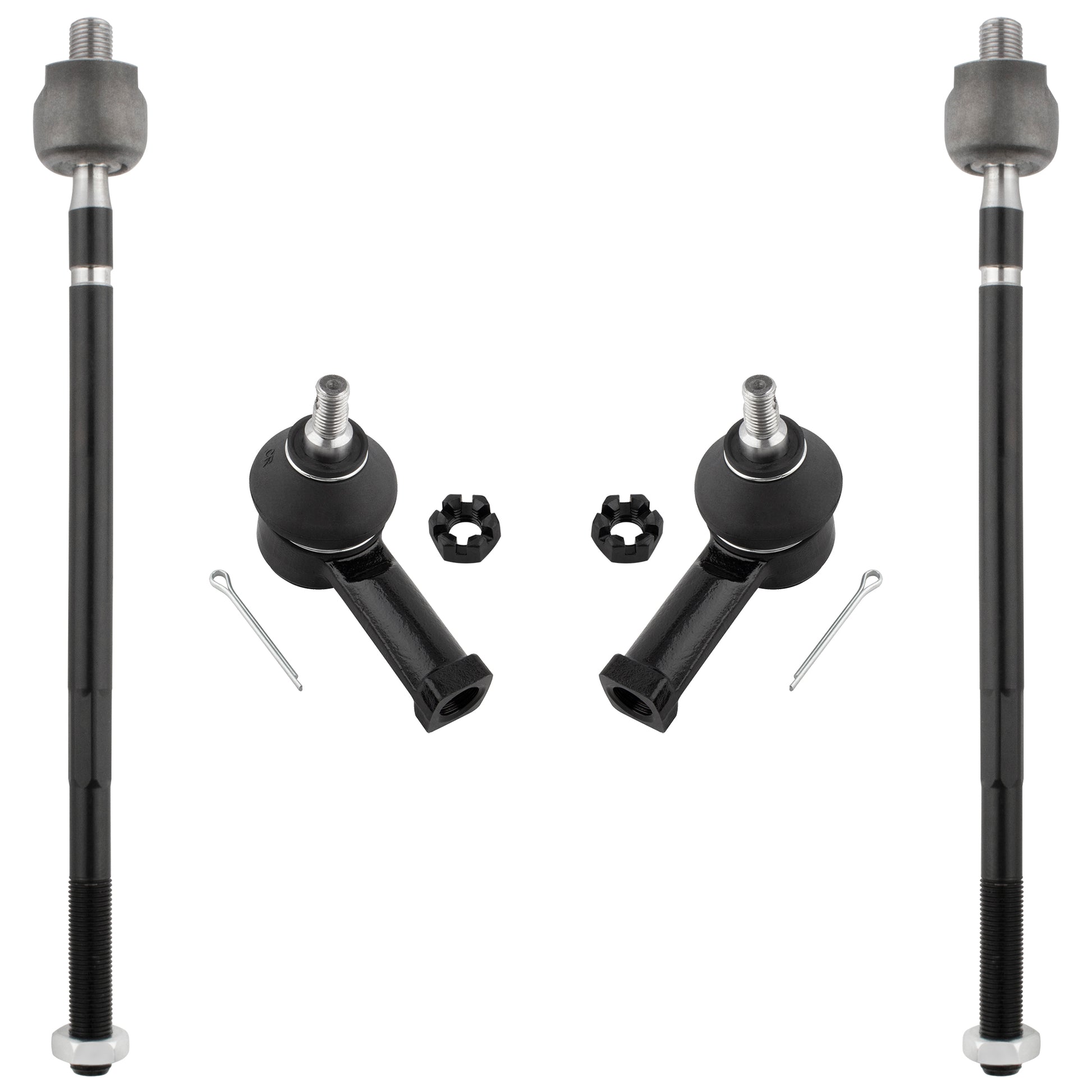 BOXI 4pc Front Inner Outer Tie Rods Fit for Dodge Stratus for Chrysler Sebring 2001-2005 Coupe