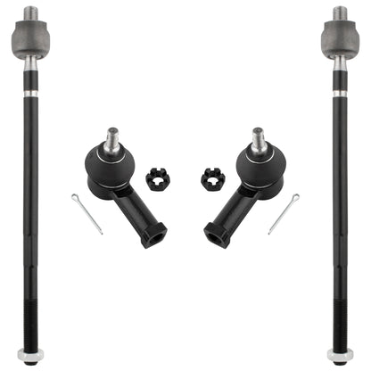 BOXI 4pc Front Inner Outer Tie Rods Fit for Dodge Stratus for Chrysler Sebring 2001-2005 Coupe