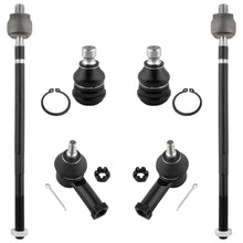 BOXI 6pc K7449 ES2347 EV457 Front Inner & Outer Tie Rod End Links + Lower Ball Joints Fit