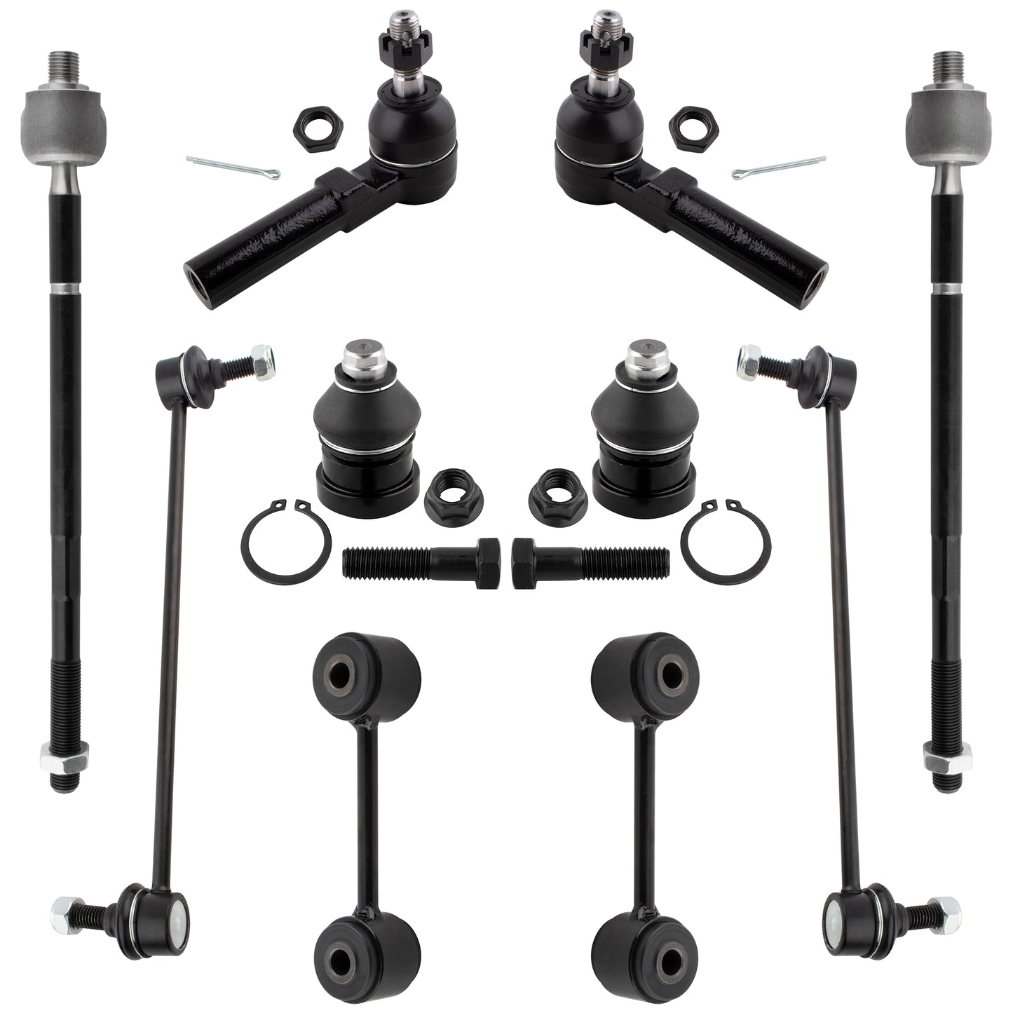 BOXI 10pc Front Suspension Kit Fit for Dodge Caravan