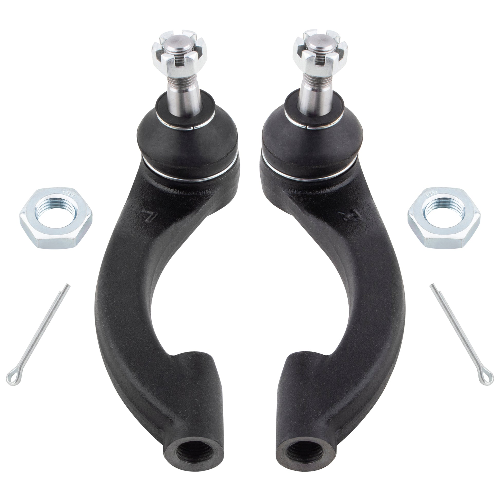 BOXI 2pcs Front Driver Passenger Side Outer Tie Rod End Links Fits for Chrysler Cirrus 1995-2000