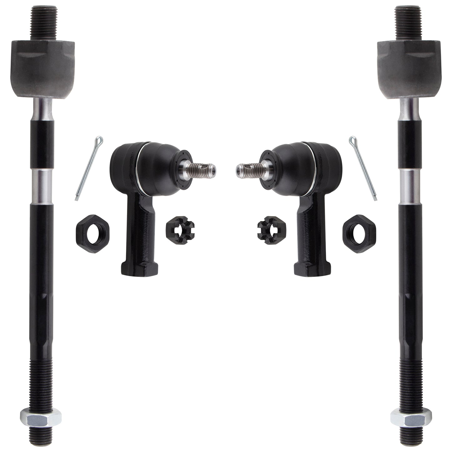 BOXI 4pcs ES2347RL EV350 Front Suspension Kit Inner Tie Rod End Outer Tie Rod End For Chrysler