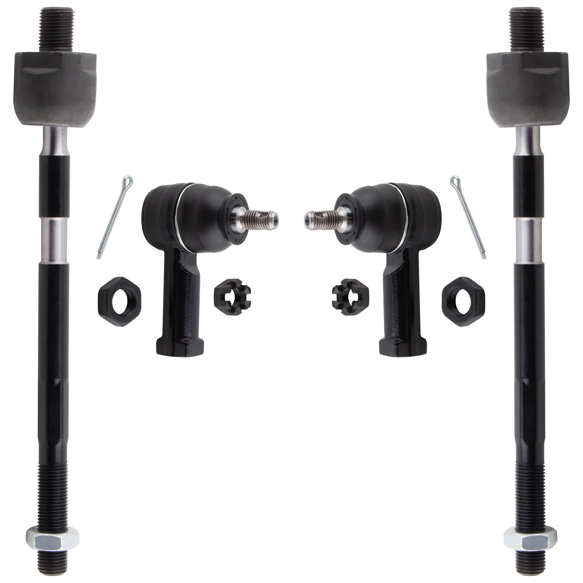 BOXI 4pcs ES2347RL EV350 Front Suspension Kit Inner Tie Rod End Outer Tie Rod End For Chrysler