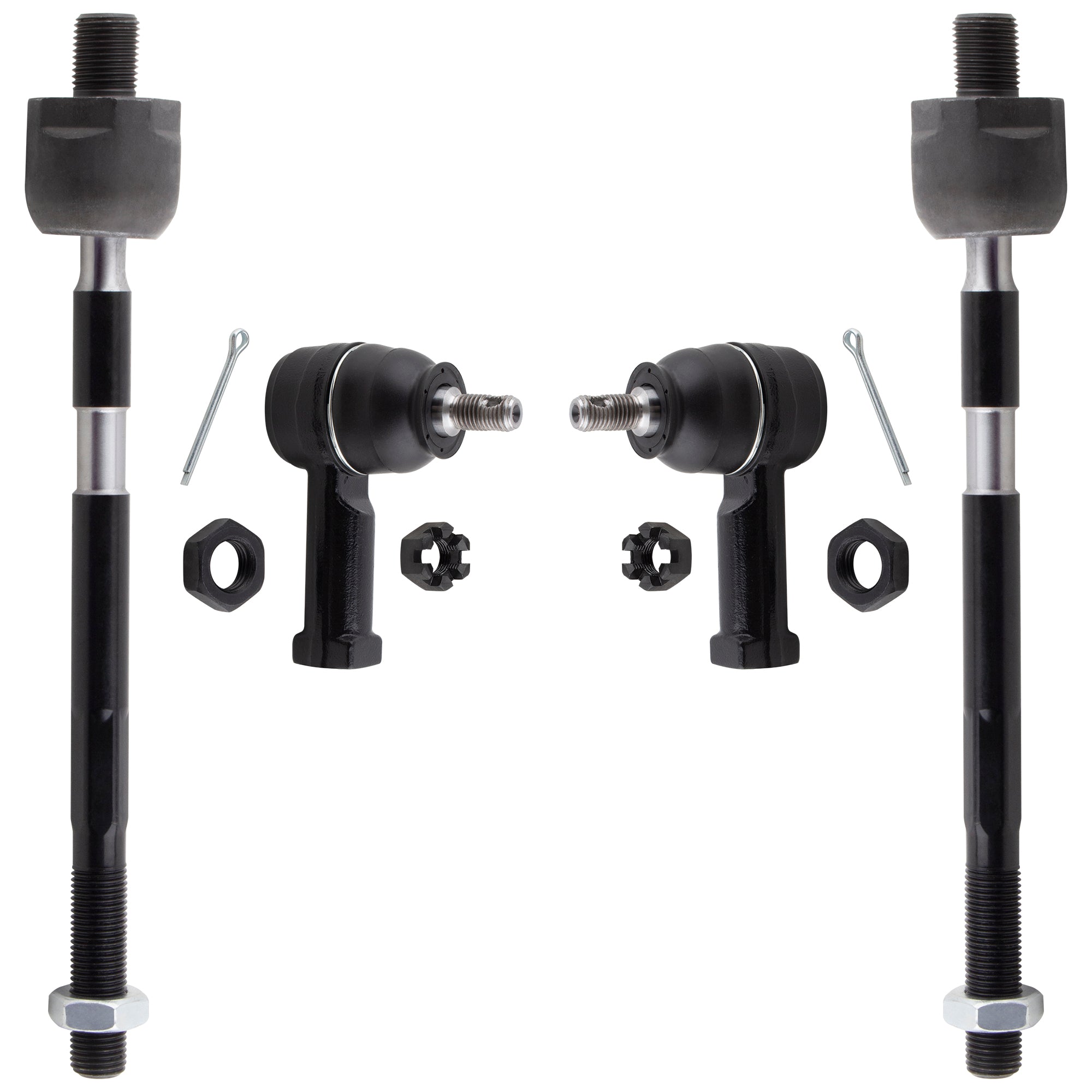 BOXI 4pcs ES2347RL EV350 Front Suspension Kit Inner Tie Rod End Outer Tie Rod End For Chrysler