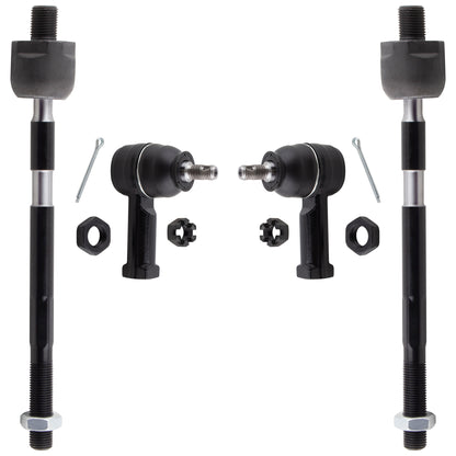 BOXI 4pcs ES2347RL EV350 Front Suspension Kit Inner Tie Rod End Outer Tie Rod End For Chrysler