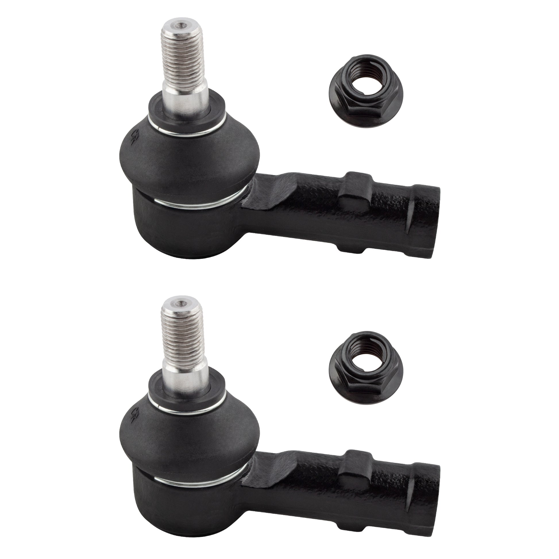 BOXI (Set of 4) 2x Front Stabilizer Sway Bar End Links + 2x Front Outer Tie Rod End Links — product photo 3