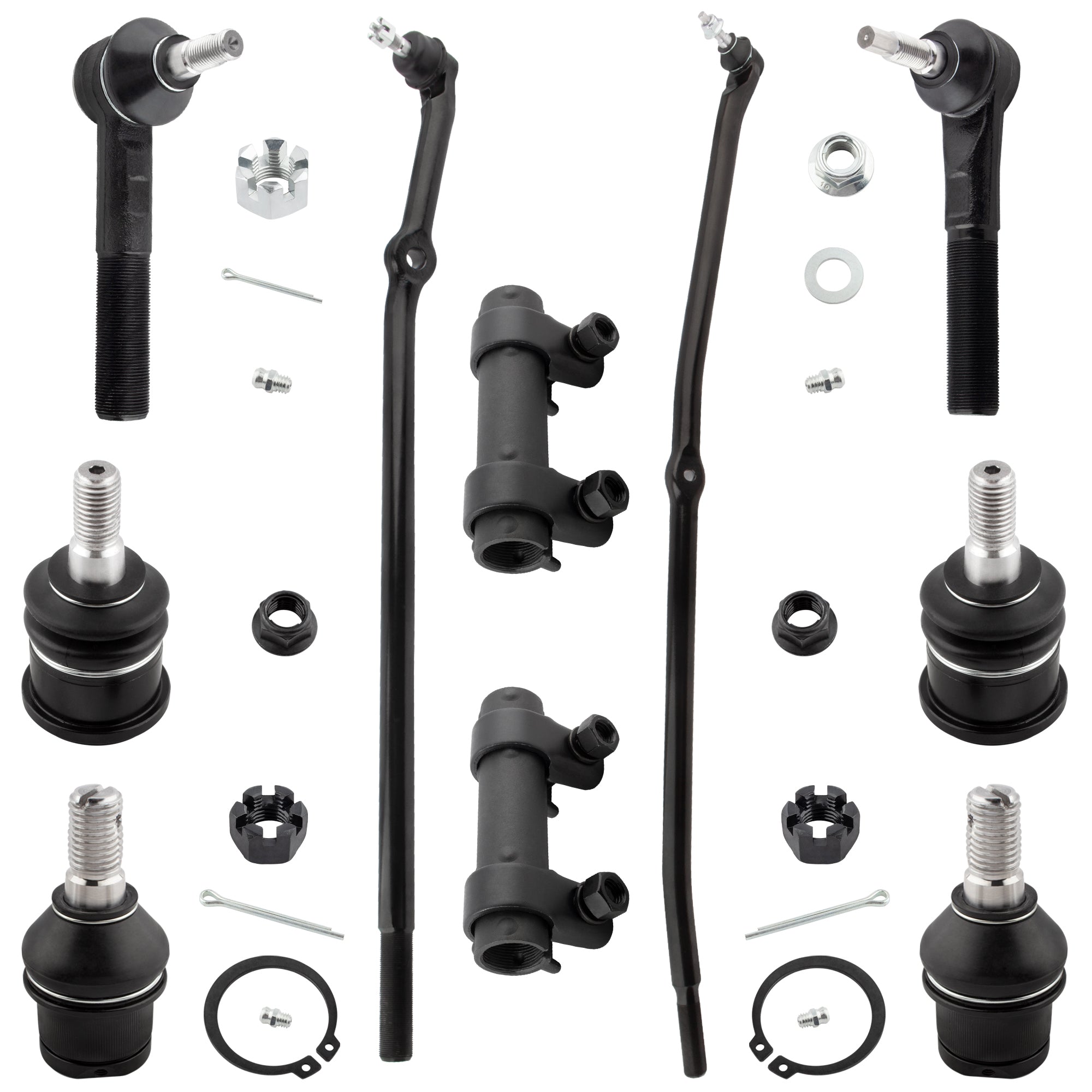 BOXI K7460 K7467 DS1463 ES3625 DS1464 ES3624 ES3626 Front Inner & Outer Tie Rods + Upper & Lower